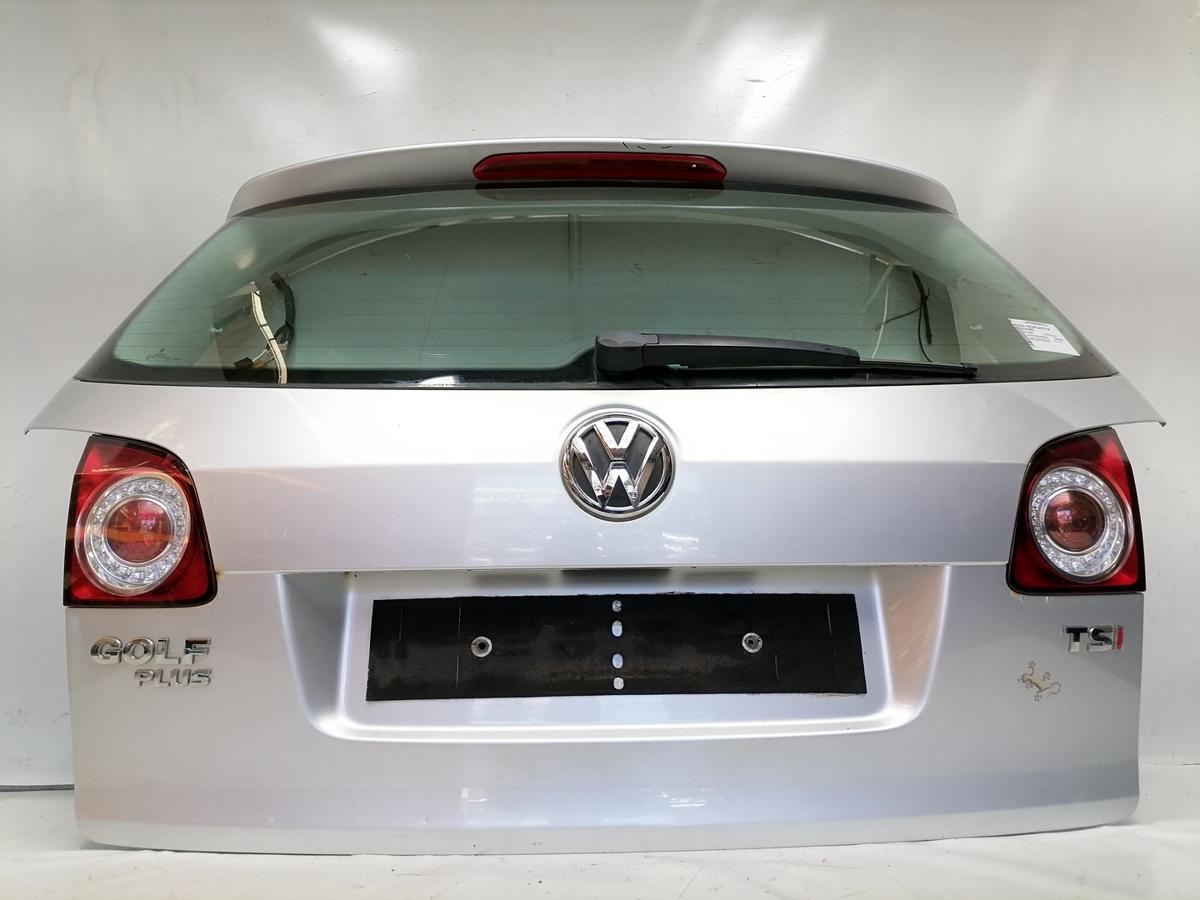 VW Golf Plus 2 original Heckklappe mit Heckscheibe LA7W Reflexsilber Bj.2009